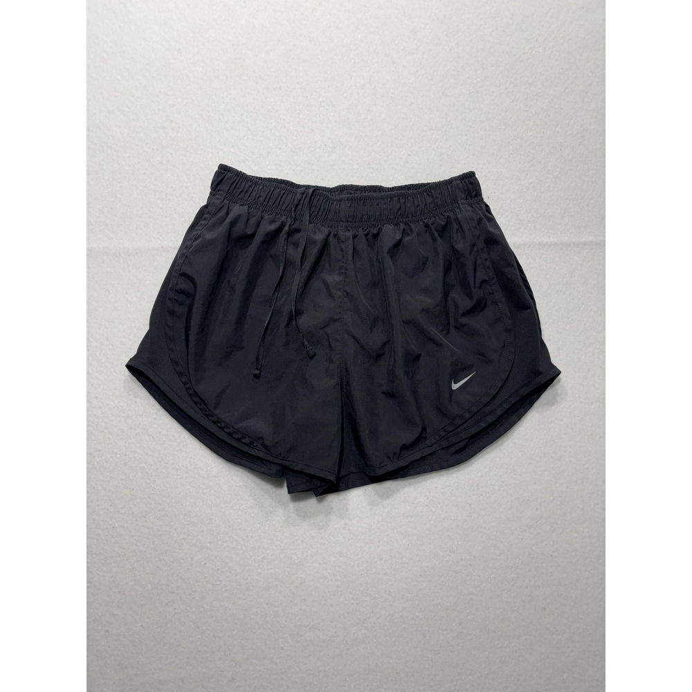 Nike Running Shorts Womens Medium Black Dri-FIT Lined Lightweight Athletic